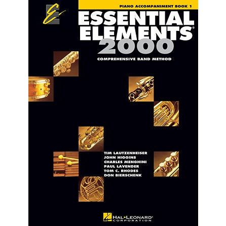 Essential Elements 2000 Comprehensive Band Method: Piano Accompaniment Book 1