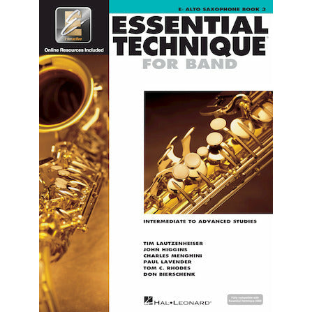 Essential Technique For Band Eb Alto Saxophone Book 3