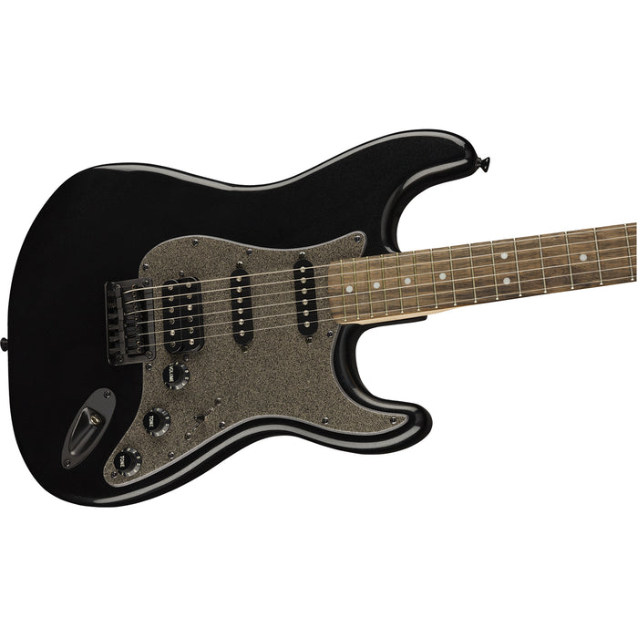 Fender Squier Bullet® Stratocaster® HT HSS, Laurel Fingerboard, Black Metallic with Black Hardware