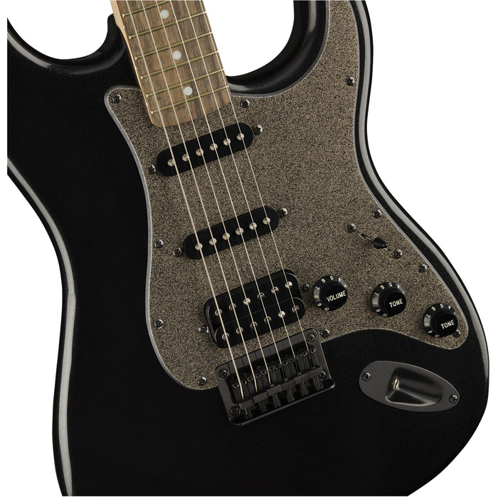 Fender Squier Bullet® Stratocaster® HT HSS, Laurel Fingerboard, Black Metallic with Black Hardware