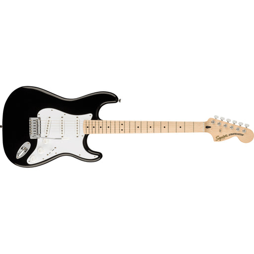 Fender Squier Affinity Series™ Stratocaster®, Maple Fingerboard, White Pickguard, Black