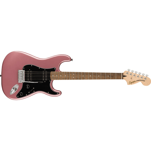 Fender Squier Affinity Series™ Stratocaster® HH, Laurel Fingerboard, Black Pickguard, Burgundy Mist