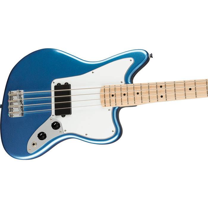 Squier by Fender Affinity Series™ Jaguar® Bass H, Maple Fingerboard, White Pickguard, Lake Placid Blue