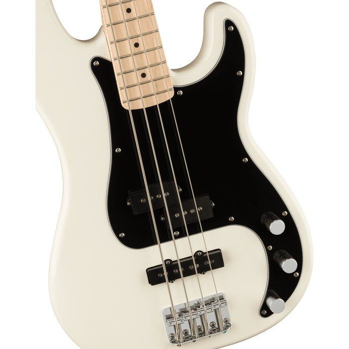 Affinity Serie Precision Bass PJ, Maple Fingerboard, Black Pickguard, Olympic White