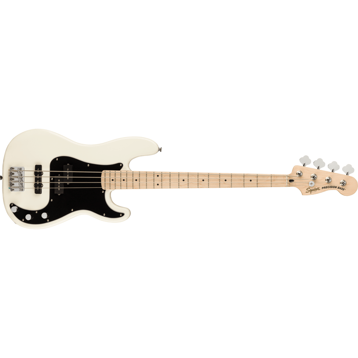 Affinity Serie Precision Bass PJ, Maple Fingerboard, Black Pickguard, Olympic White
