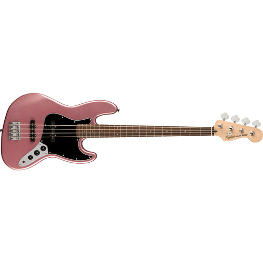 Squire Affinity Series™ Jazz Bass®, Laurel Fingerboard, Black Pickguard, Burgundy Mist