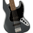 Squire Affinity Series™ Jazz Bass®, Laurel Fingerboard, Black Pickguard, Charcoal Frost Metallic
