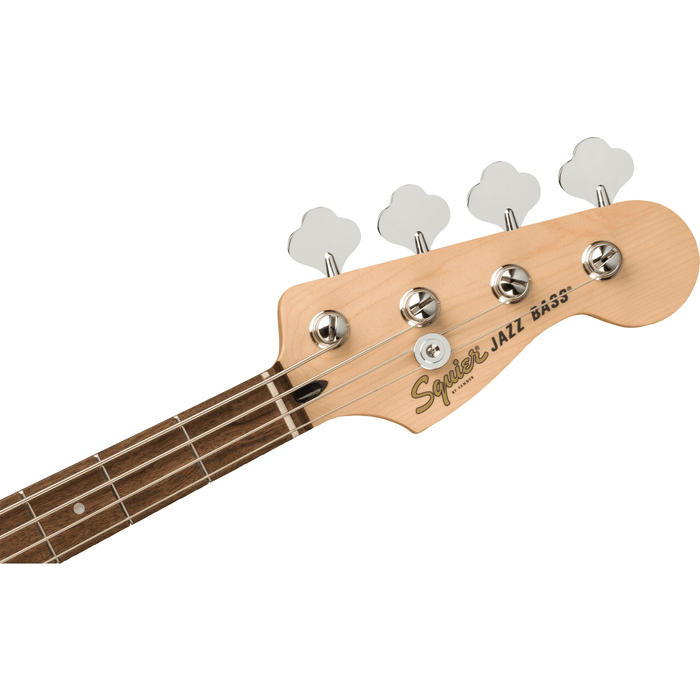 Squire Affinity Series™ Jazz Bass®, Laurel Fingerboard, Black Pickguard, Charcoal Frost Metallic