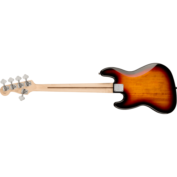 Squire Affinity Series™ Jazz Bass® V, Laurel Fingerboard, Black Pickguard, 3-Color Sunburst