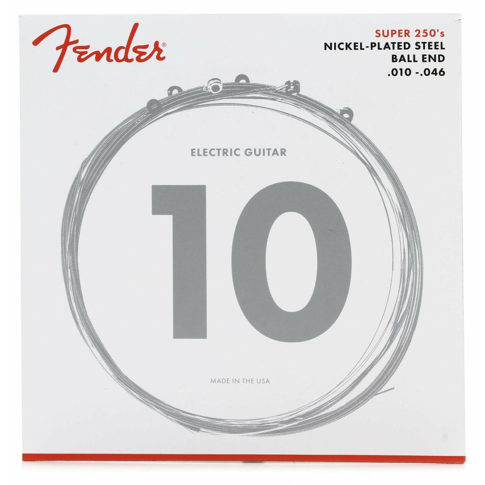 Fender 250R Super 250's Nickel-Plated Steel Electric Guitar Strings - .010-.046 Regular