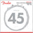 Fender 7250 Bass Strings, Nickel Plated Steel, Long Scale, 7250-5M .045-.125 Gauges, (5)