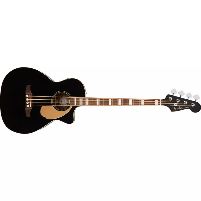 Fender California Series Kingman SCE Cutaway Acoustic-Electric Bass Black