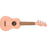 Fender Venice Soprano Uke, Walnut Fingerboard, Shell Pink