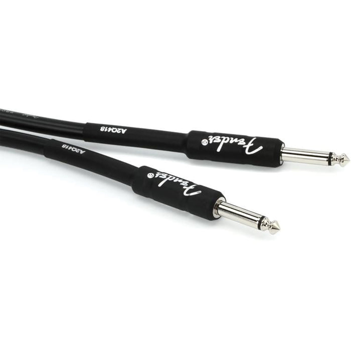 Fender Professional Series Straight to Straight Instrument Cable - 18.6 ft Black
