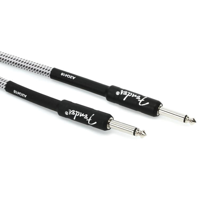 Fender Professional Series Straight to Straight Instrument Cable - 15 ft White Tweed