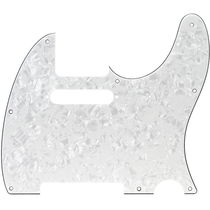 Fender 8-hole Modern Telecaster Pickguard - White Pearl