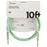 Fender Original Series Straight to Straight Instrument Cable - 10 ft Surf Green
