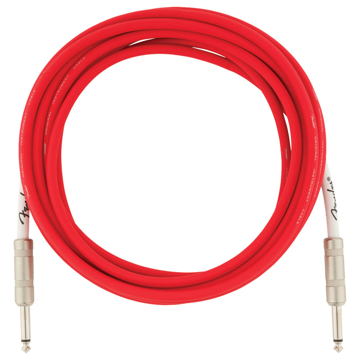 Fender Original Series Instrument Cable, 15', Fiesta Red