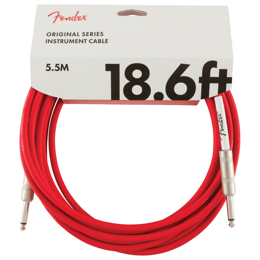 Fender Original Series Instrument Cable, 18.6', Fiesta Red