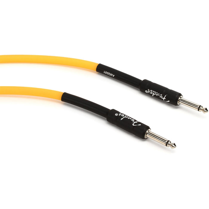 Fender Professional Glow in the Dark Cable, Orange, 18.6 Ft