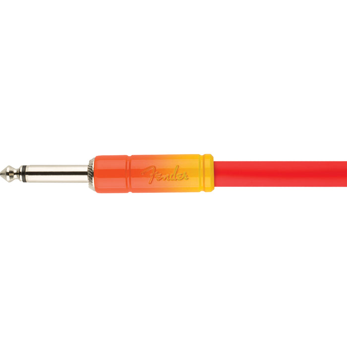 Ombré Instrument Cable, Straight/Straight, 10', Tequila Sunrise