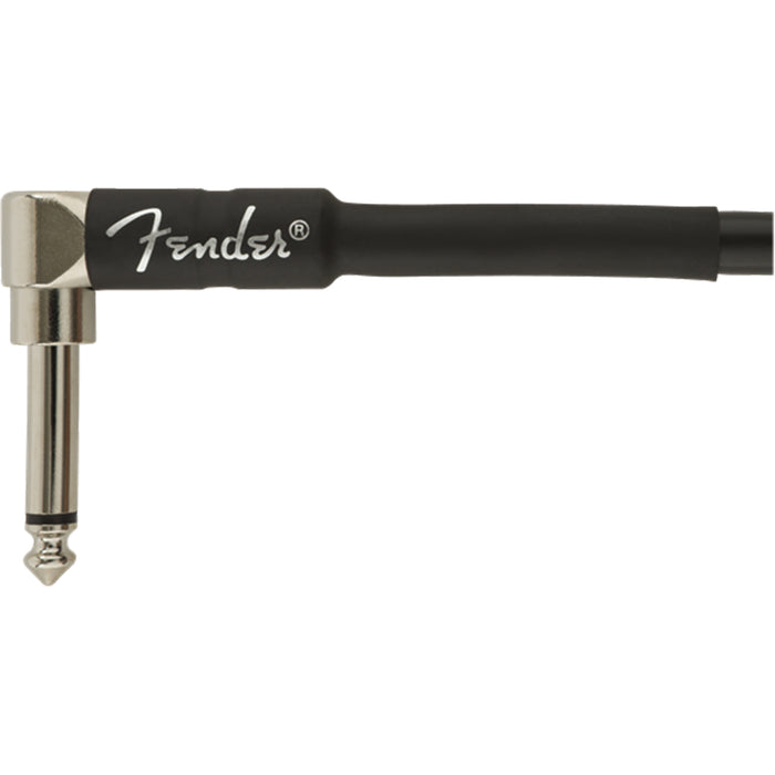 Fender Professional Series Instrument Cable, Straight-Angle, 10', Black