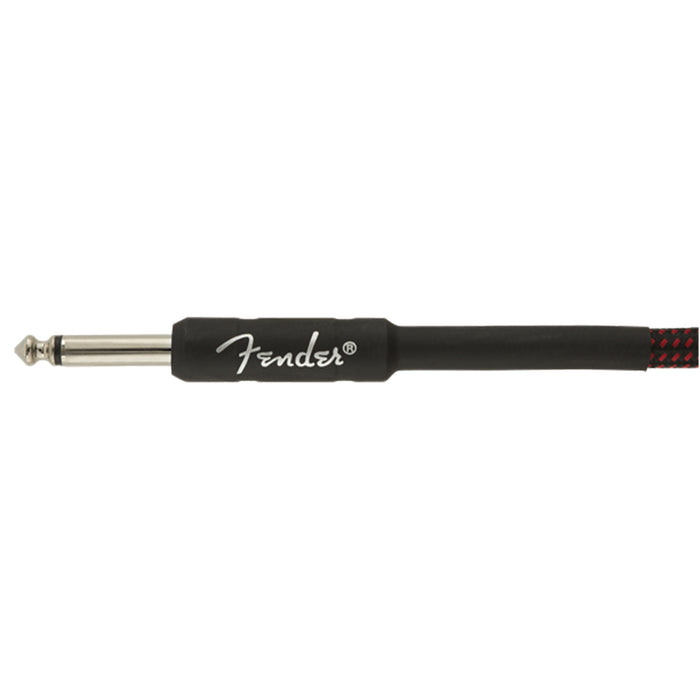 Fender Professional Series Instrument Cable, 25', Red Tweed