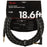 Fender Deluxe Series Instrument Cable, Straight/Angle, 18.6', Black Tweed