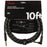 Fender Deluxe Series Instrument Cable, Straight/Angle, 10', Black Tweed