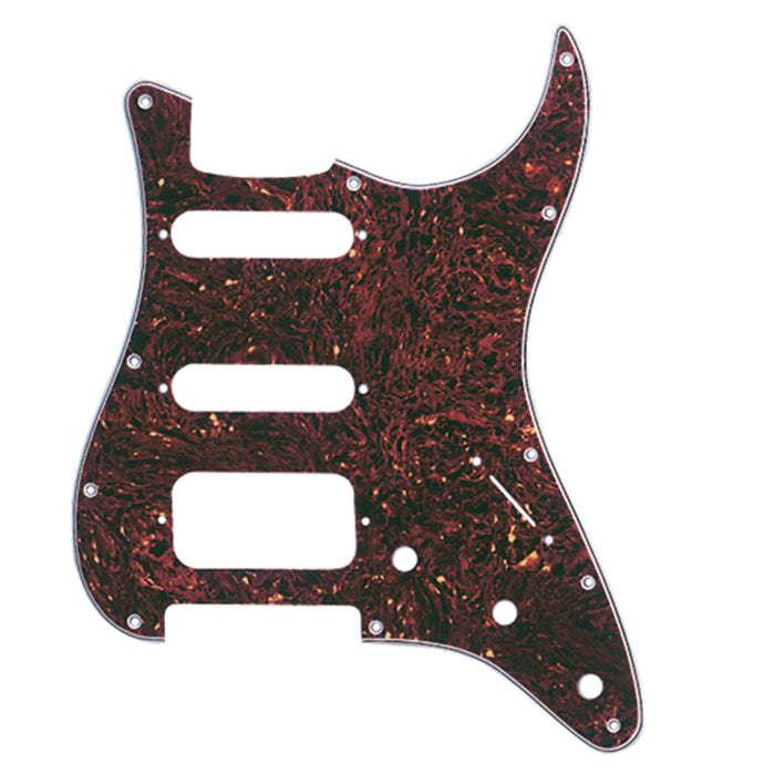 Fender Pickguard, Stratocaster® H/S/S, 11-Hole Mount, Tortoise Shell, 4-Ply