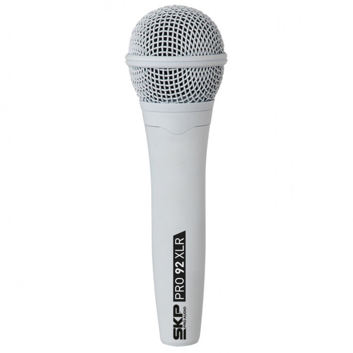 Skp Pro Audio PRO-92 Professional Microphone Color White with XLR Cable