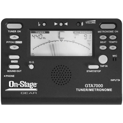 On- Stage GTA7000C hromatic Tuner/Metronome/Tone Generator