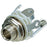 Neutrik NYS230 1/4" Open Jack, Stereo 3 Pole, with Washer and Nut, with 0.205" Faston Tabs