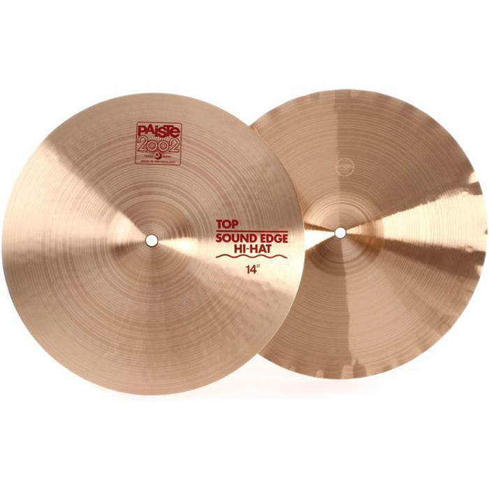 Paiste 14 inch 2002 Sound Edge Hi-hat Cymbals