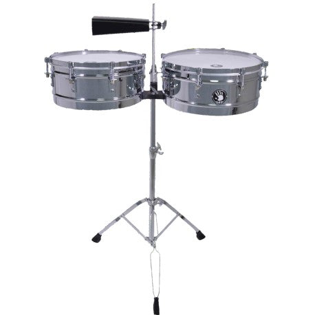 5d2 Percussion Timbale Set Chrome 13" x 14" (AVAILABLE FOR PICKUP AT STORE)