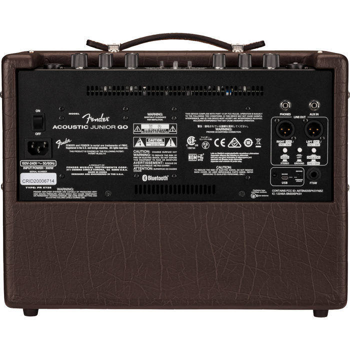 Fender Acoustic Junior Go - 100-watt Acoustic Amp with Rechargeable Battery