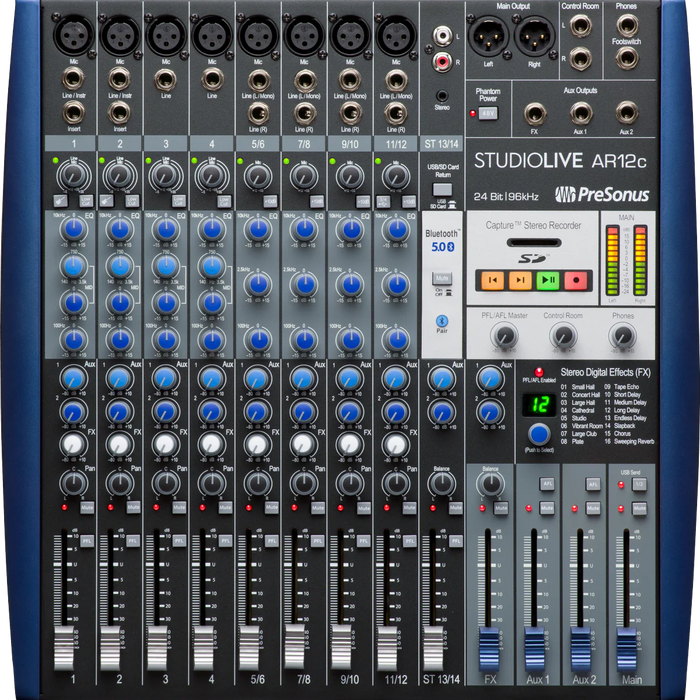 Presonus STUDIOLIVE AR12C Mixer