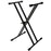 DP Music Keyboard Stand Double Brace
