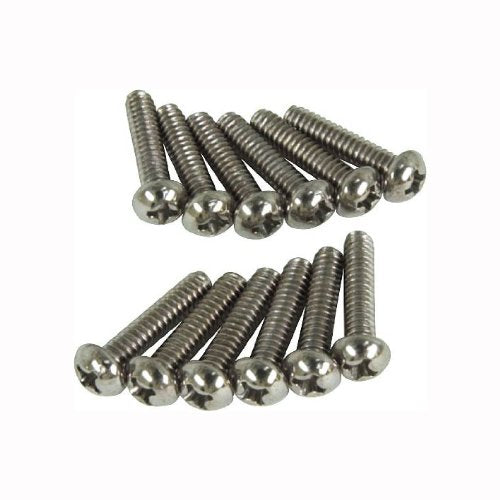 Fender Genuine Pickup and Switch Mounting Screws Chrome - Set of 12
