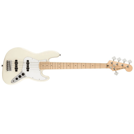 Squier Affinity Series Jazz Bass V Olympic White with Maple Fingerboard