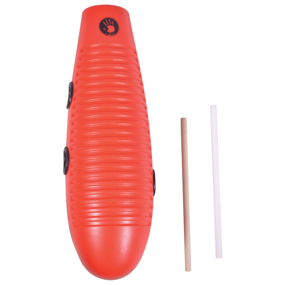 5d2 Percussion Plastic Guiro Salsa Red