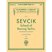 Ševčik School of Bowling Technic For the Violin Part 1
