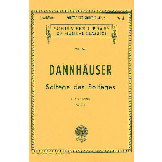 Dannhauser Book 2 Solfège des Solfèges