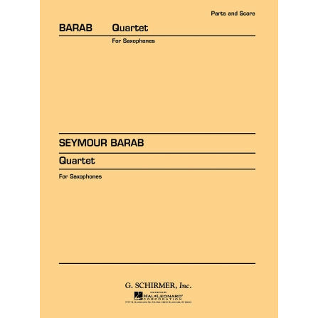 Seymour Barab Quartet For Saxophones