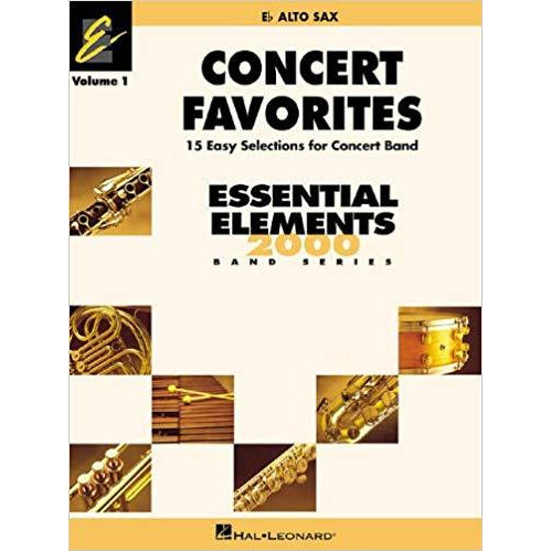 Concert Favorites Vol. 1 - Eb Alto Sax: Essential Elements 2000 Band Series