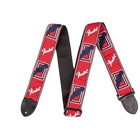Fender Monogrammed Strap - Red