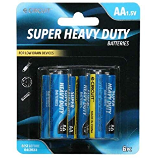 E-CIRCUIT Super Heavy Duty AA (6)