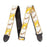 Fender 2 Inch Monogrammed Strap, White/brown/yellow Electric Guitar Strap