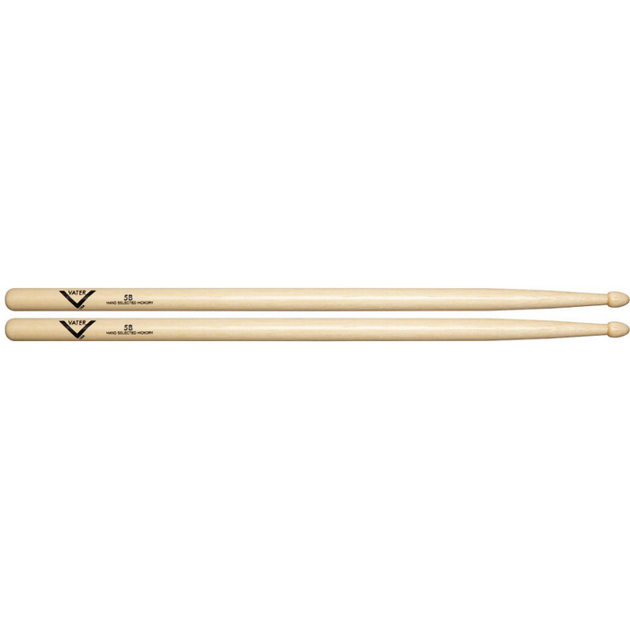 VATER American Hickory 5B Drum Sticks Wood