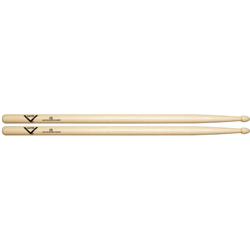 VATER American Hickory 5B Drum Sticks Wood